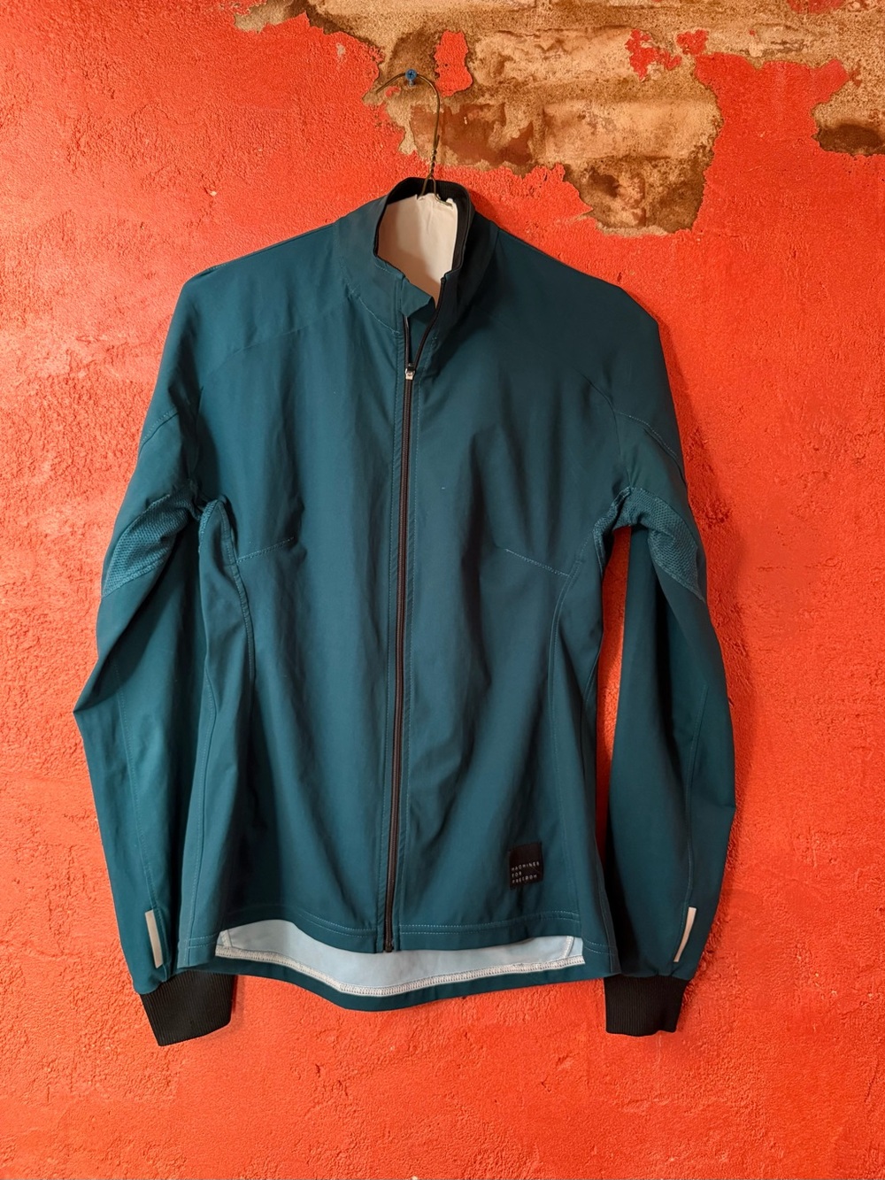 Machines For Freedom Turquoise Cycling Wind Jacket Women's Size Medium